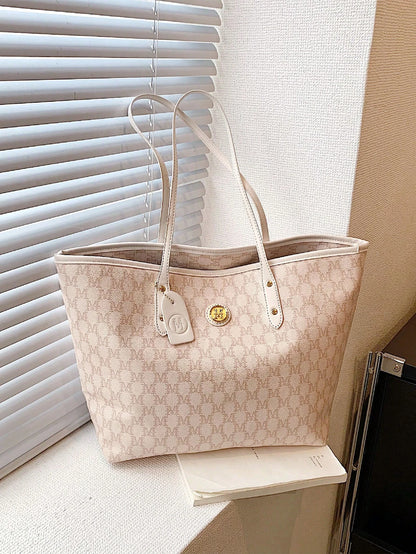 1Pc Bags, Handbags, High-Quality Bags, 2024 New Fashion Versatile Luxury Handbags, Shoulder Bags, Large-Capacity Office Shoulder Bags, Suitable For, Giving Gifts to Girlfriends, Shopping, Dating, Traveling and Playing, Work and Other Scenes., Eye-Catching Work Bags for Women