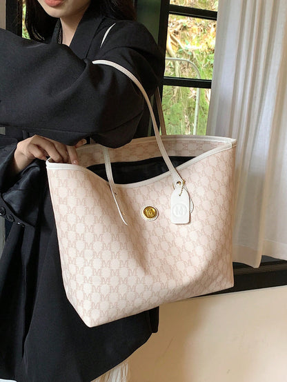 1Pc Bags, Handbags, High-Quality Bags, 2024 New Fashion Versatile Luxury Handbags, Shoulder Bags, Large-Capacity Office Shoulder Bags, Suitable For, Giving Gifts to Girlfriends, Shopping, Dating, Traveling and Playing, Work and Other Scenes., Eye-Catching Work Bags for Women