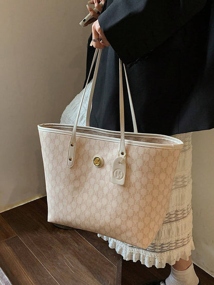 1Pc Bags, Handbags, High-Quality Bags, 2024 New Fashion Versatile Luxury Handbags, Shoulder Bags, Large-Capacity Office Shoulder Bags, Suitable For, Giving Gifts to Girlfriends, Shopping, Dating, Traveling and Playing, Work and Other Scenes., Eye-Catching Work Bags for Women
