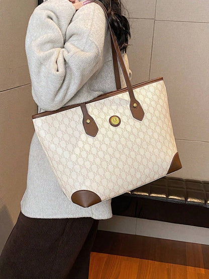 1Pc Bags, Handbags, High-Quality Bags, 2024 New Fashion Versatile Luxury Handbags, Shoulder Bags, Large-Capacity Office Shoulder Bags, Suitable For, Giving Gifts to Girlfriends, Shopping, Dating, Traveling and Playing, Work and Other Scenes.