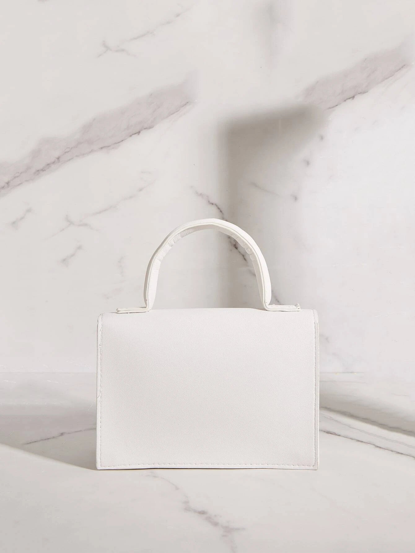 Mini Studded & Chain Decor Square Bag
