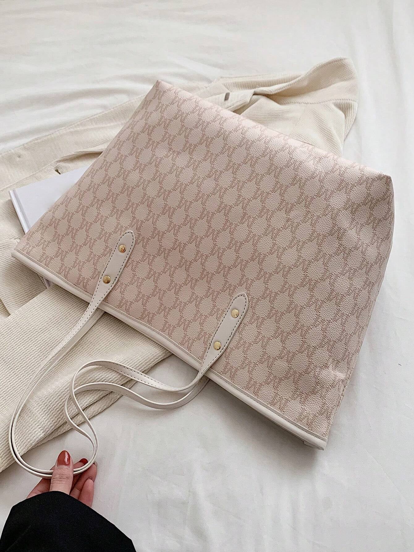 1Pc Bags, Handbags, High-Quality Bags, 2024 New Fashion Versatile Luxury Handbags, Shoulder Bags, Large-Capacity Office Shoulder Bags, Suitable For, Giving Gifts to Girlfriends, Shopping, Dating, Traveling and Playing, Work and Other Scenes., Eye-Catching Work Bags for Women