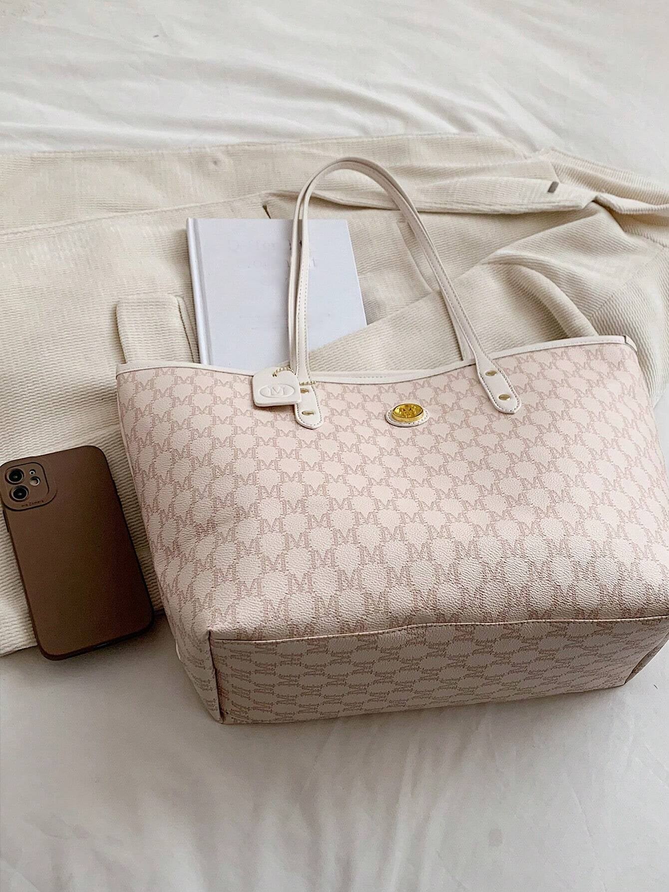 1Pc Bags, Handbags, High-Quality Bags, 2024 New Fashion Versatile Luxury Handbags, Shoulder Bags, Large-Capacity Office Shoulder Bags, Suitable For, Giving Gifts to Girlfriends, Shopping, Dating, Traveling and Playing, Work and Other Scenes., Eye-Catching Work Bags for Women